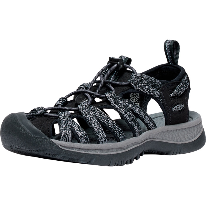 Keen Whisper Sandal W, black/steel grey-36 - Keen sandaler