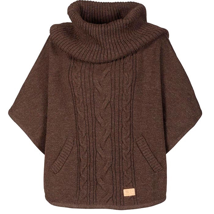 Ivanhoe NLS Nabben Poncho, coffee bean