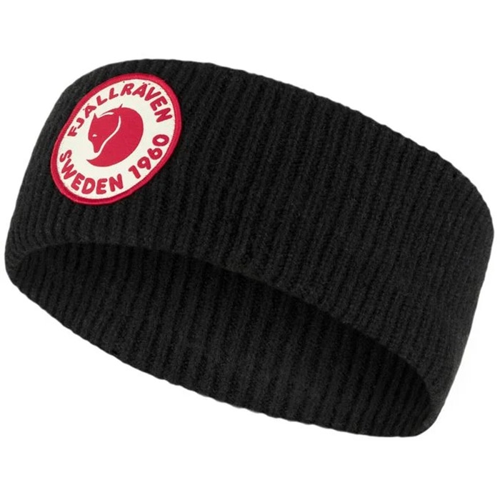 Fjallraven 1960 Logo Headband Black Pandebånd