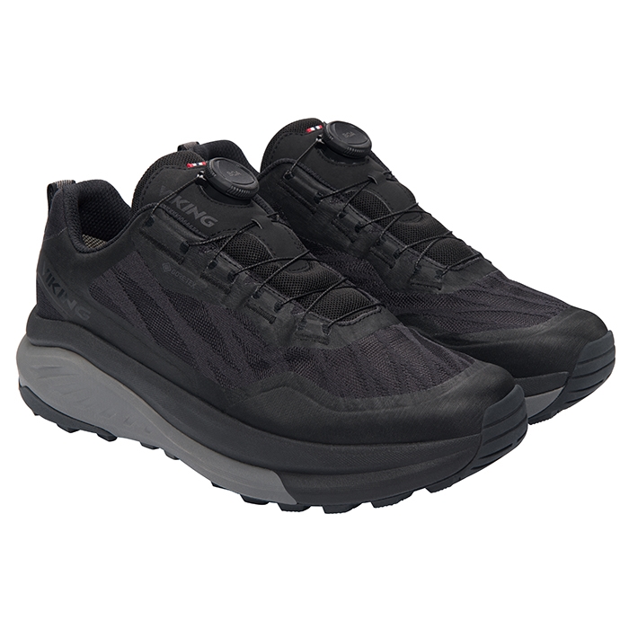 Se Viking Anaconda Hike Low GTX BOA Men, Black-45 - Vandresko hos Outdoornu.dk