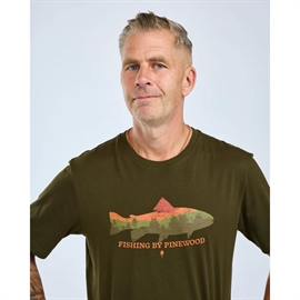 Pinewood Fish Passport T-Shirt Men, green