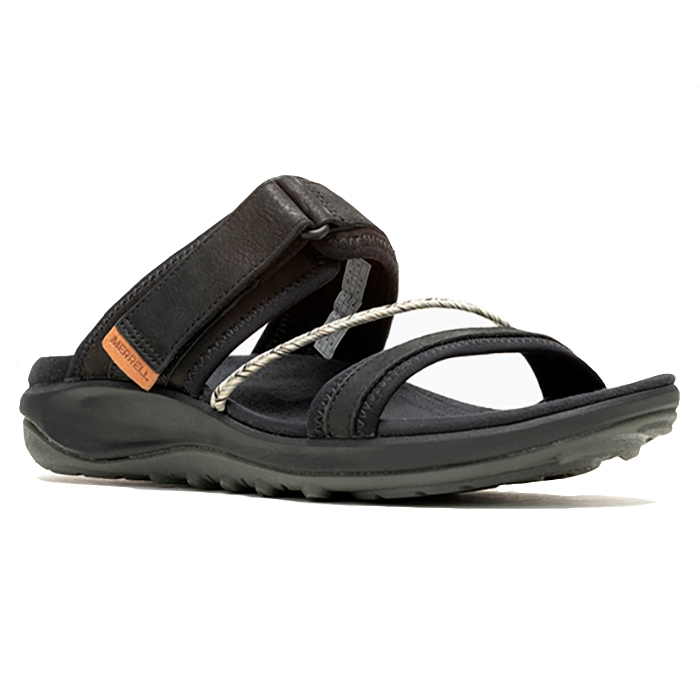 10: Merrell Terran 4 Slide Sandal, black-42 - Sandaler