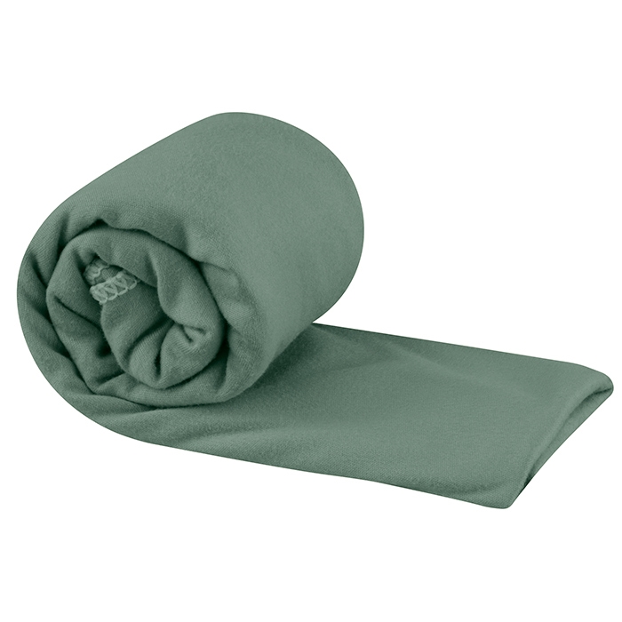 Billede af Sea to Summit Pocket Towel S / håndklæde, 40 x 80 cm, sage - Håndklæde, personlig pleje hos Outdoornu.dk