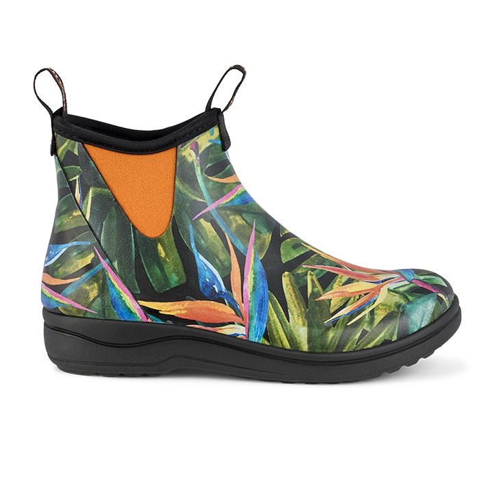 Green Comfort Rain Women gummistøvler, flower paradise-39