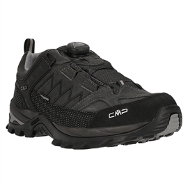 CMP Rigel Low FitGo WP Leather Men,  black