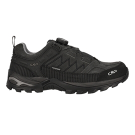 CMP Rigel Low FitGo WP Leather Men,  black