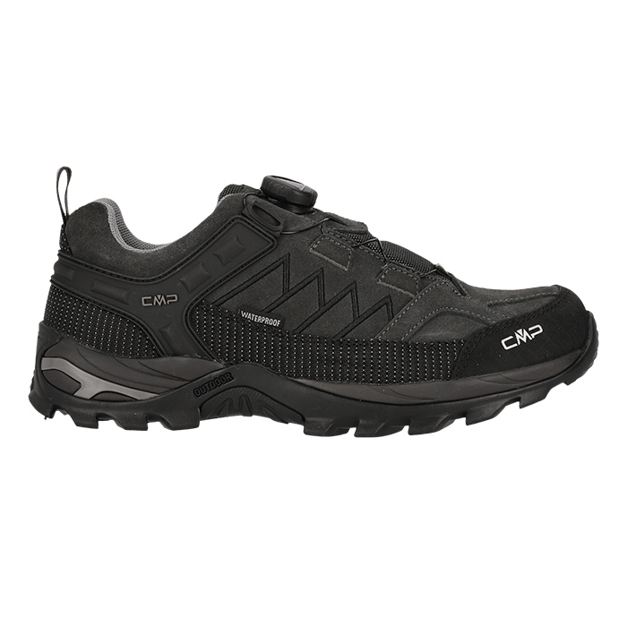 CMP Rigel Low FitGo WP Leather Men,  black
