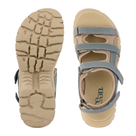 Green Comfort Kiruna Kaisa Sandal, light blue