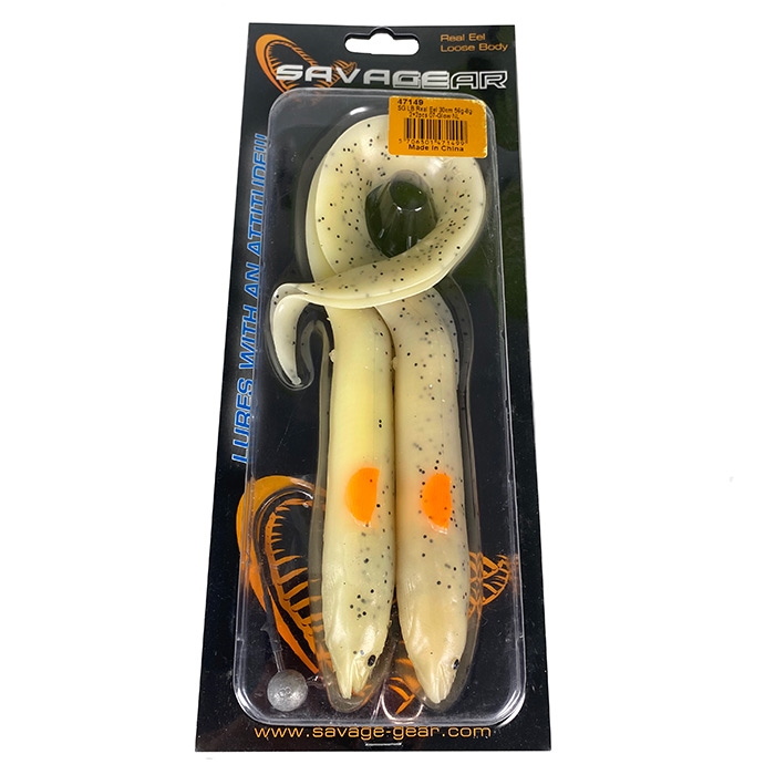 Savage Gear Real Eel, 56 g-glow