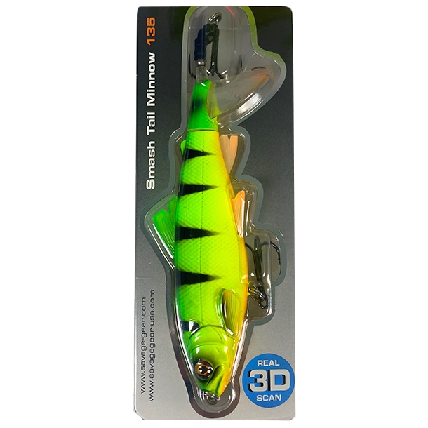 Savage Gear 3D Smash Tail Minnow Firetiger, 38g