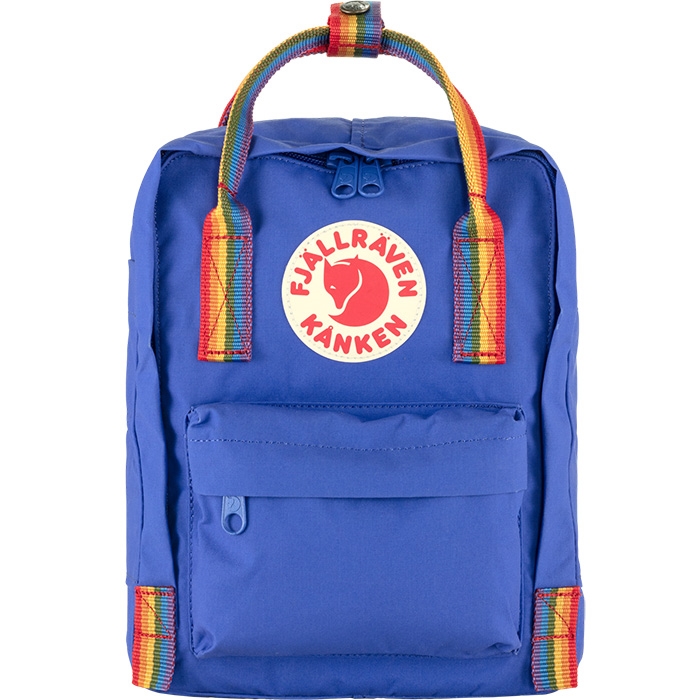 Fjällräven Kånken Rainbow Mini 7L-cobalt blue – Børnetasker