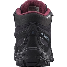 Salomon Shelter CS Waterproof Women Vinterstøvle, black/ebony/wine tasting