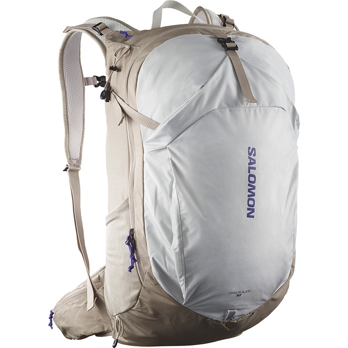 Salomon Trailblazer 30L rygsæk-vintage khaki / glacier grey