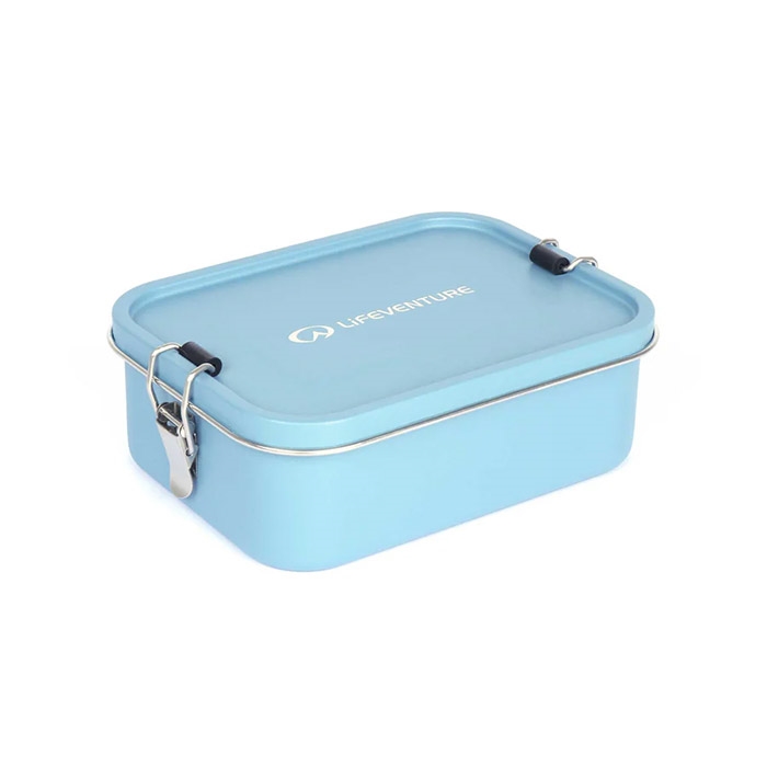 Lifeventure Stainless Steel Lunch Box / madkasse-ice blue - Madlaving