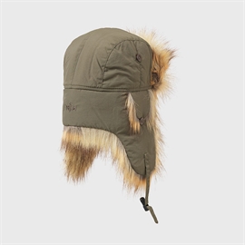 MJM Trapper 32 recycled taslan/faux fur, army green