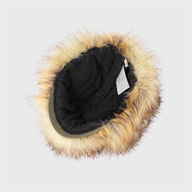 MJM Trapper 32 recycled taslan/faux fur, army green