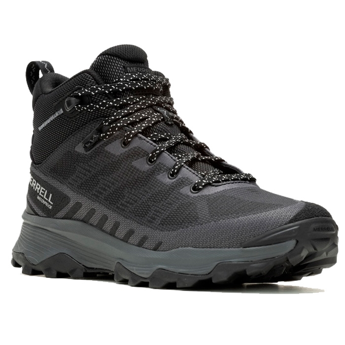 Merrell Speed Eco Mid WP Men, black-43 - Vandrestøvler