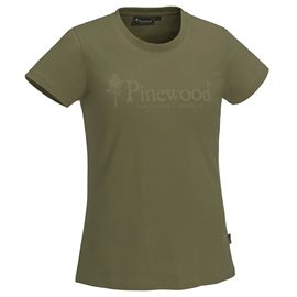 Pinewood Outdoor Life T-Shirt Dame, h.olive