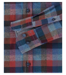 Casa Moda Bari softflannel, blue check