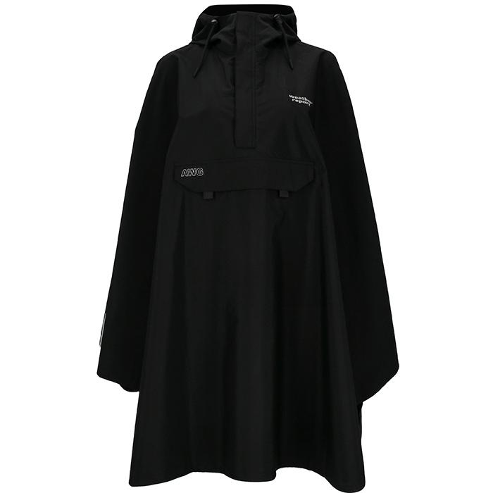 Billede af Weather Report Nashville Unisex AWG Poncho W-PRO 10.000mm, black-L/XL - Regntøj, poncho