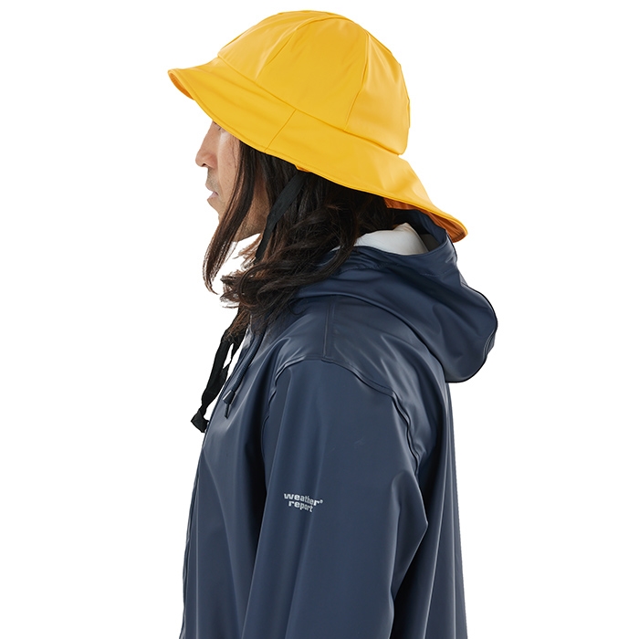 Billede af Weather Report Darby PU Rain Hat, golden rod - unisex - Hat