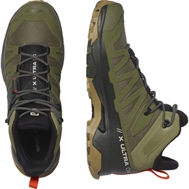 Salomon X Ultra 4 Mid Wide GTX Men, deep lichen green