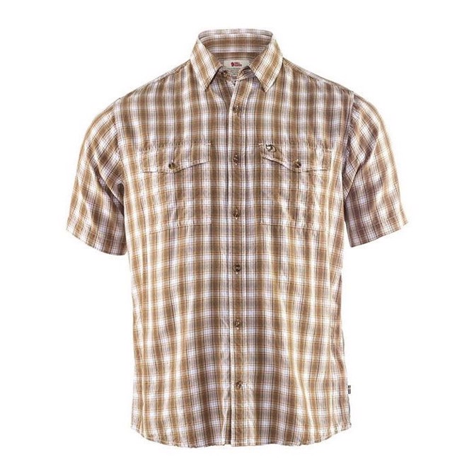 Fjällräven Abisko Cool Shirt SS-dark sand