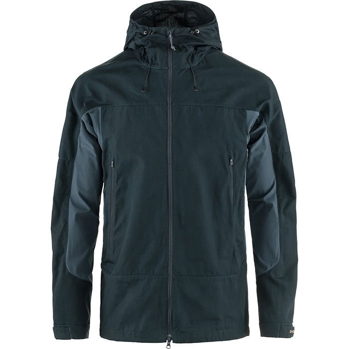 Billede af Fjällräven Abisko Lite Trekking Jacket Men-dark navy / mountain blue-L - Jakker hos Outdoornu.dk