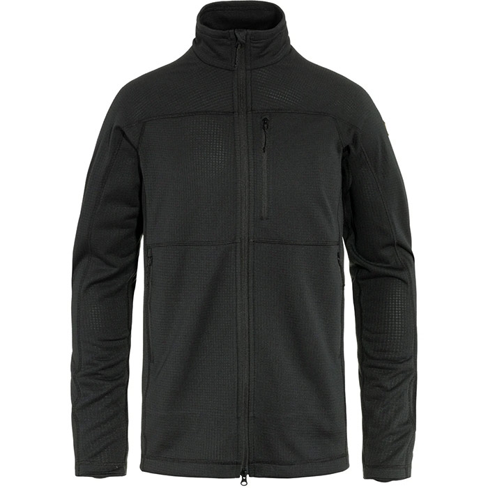 Fjällräven Abisko Lite Fleece Herre / Mænd-black-M - Fleecejakker