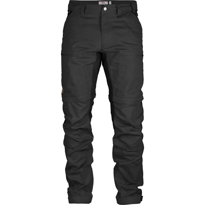 Fjällräven Abisko Lite Trekking Zip-Off Men regular-dark grey black-54 - Bukser herre