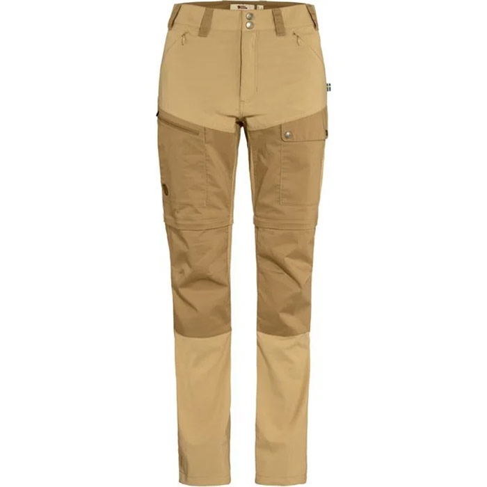 Fjällräven Abisko Midsummer Zip-Off Trousers Women-dune beige / buckwheat brown-38 - Bukser