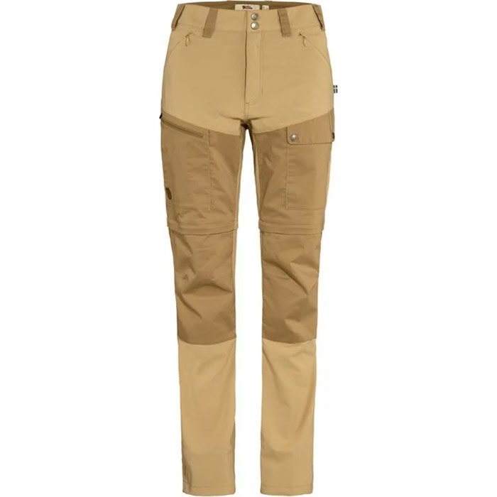 Fjällräven Abisko Midsummer Zip-Off Trousers Women-dune beige / buckwheat brown-42