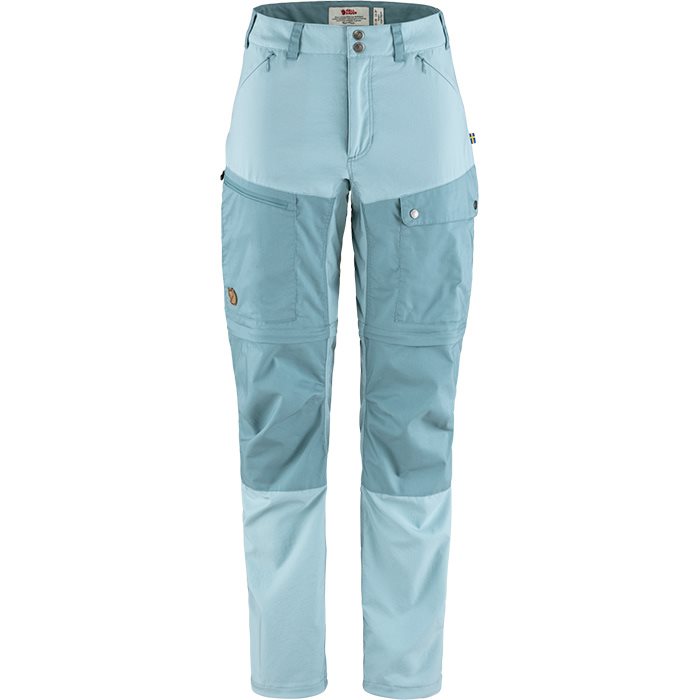 Fjällräven Abisko Midsummer Zip-Off Trousers Women-mineral blue / clay blue-42