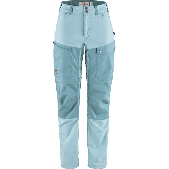 Billede af Fjällräven Abisko Midsummer Zip-Off Trousers Women-mineral blue / clay blue-36 - Bukser