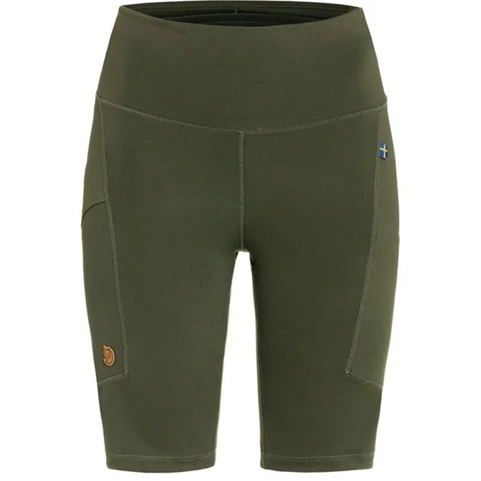 Fjällräven Abisko Short Tights Kvinder / Damer-deep forest-M – Tights