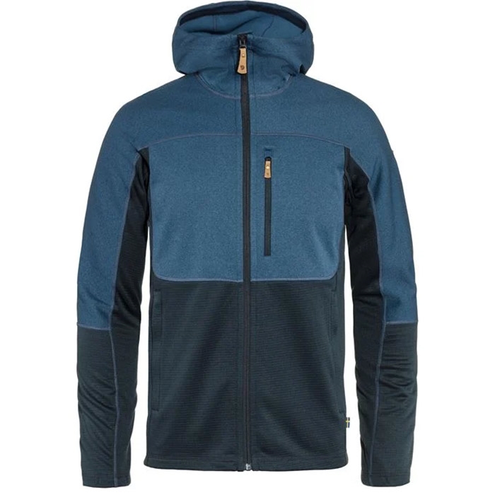 Billede af Fjällräven Abisko Trail Fleece-indigo blue/dark navy-XL - Fleecejakker hos Outdoornu.dk