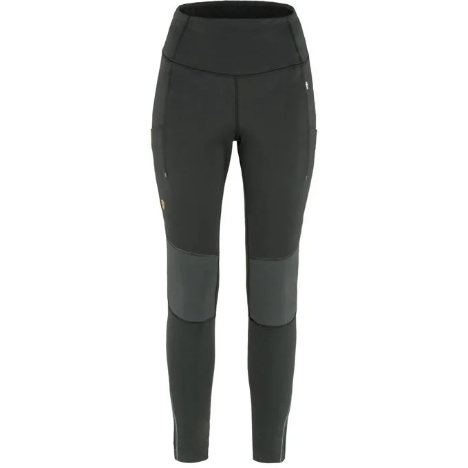 Billede af Fjällräven Värm Trekking Tights Woman-black-XL - Tights hos Outdoornu.dk