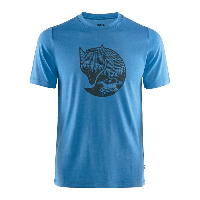 Fjällräven Abisko Wool Fox T-Shirt Men-UN blue