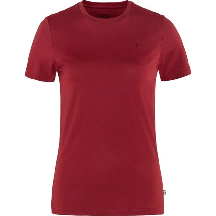 Fjällräven Abisko Wool SS Women-pomegranate red-XL - T-Shirts