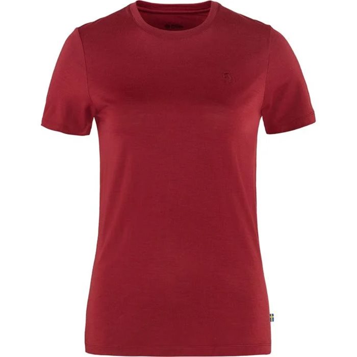 Fjällräven Abisko Wool SS Women-pomegranate red-XS