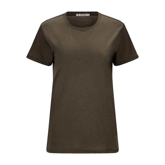 Aclima Lightwool 140 Classic Tee Kvinder / Damer-tarmac-S - T-Shirts