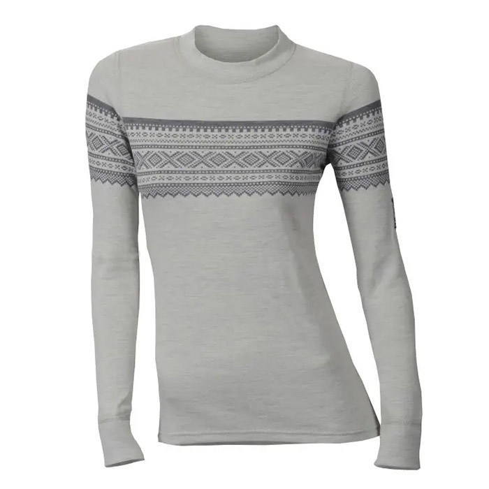 Aclima Designwool Marius Crew Neck Woman, gråfjell