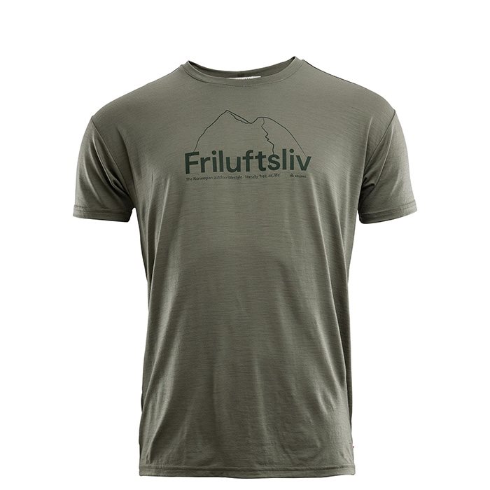 Se Aclima Lightwool Classic Tee Friluftsliv, ranger green-2XL - T-Shirt, Polo-shirt hos Outdoornu.dk