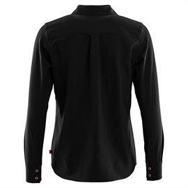 Aclima Leisurewool Woven Woman Shirt, jet black