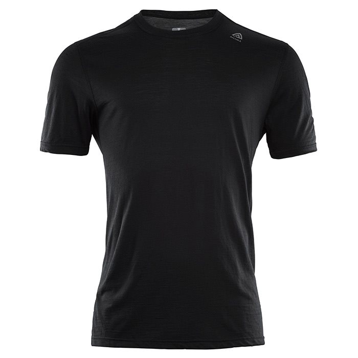 Billede af Aclima Lightwool T-Shirt Classic Man, black-S - Aclima