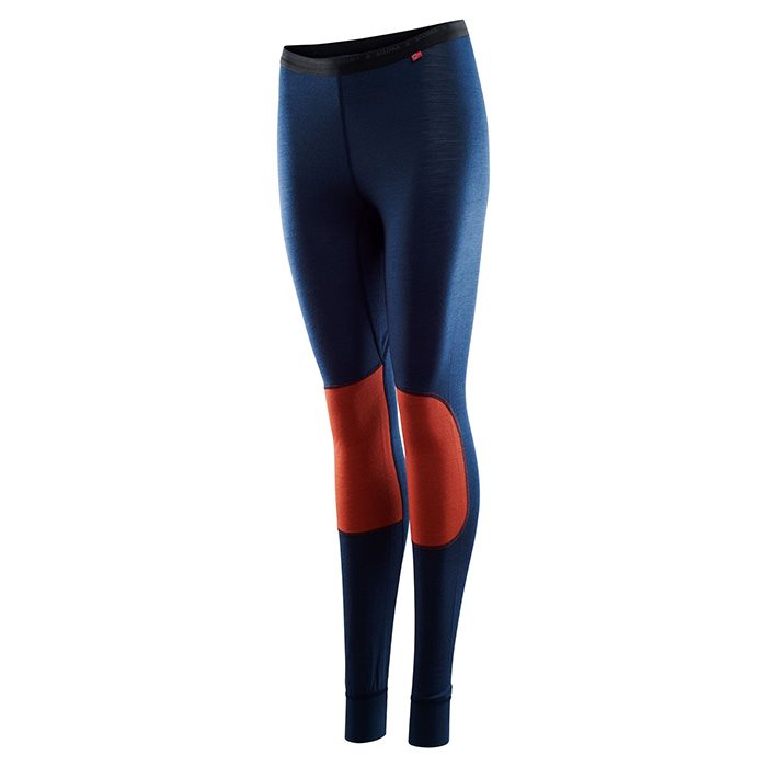 Aclima Lightwool Reinforced Longs Women, navy/red