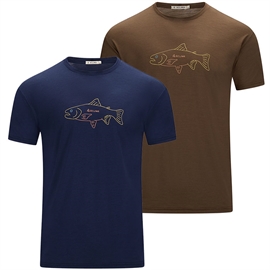 Aclima Lightwool Classic Tee Salmon