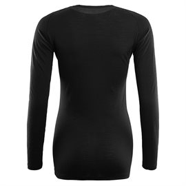 Aclima Lightwool Undershirt Long Sleeve Woman, jet black