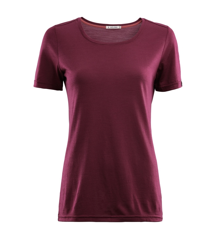 Aclima Lightwool T-Shirt Woman-zinfandel-L