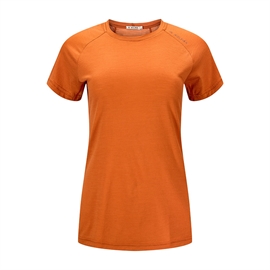 Aclima Lightwool 140 Trail Tee Women, apricot orange